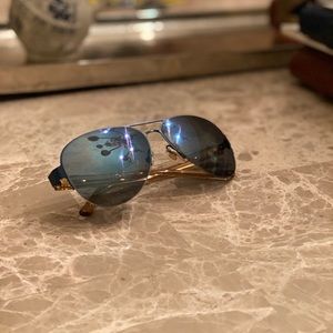 Tory Burch Blue and Gold Shades